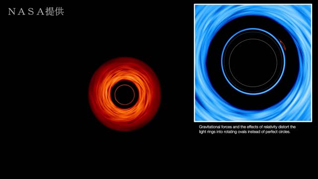 まるで踊るブラックホール ｎａｓａがスパコンで 重力レンズ効果 を視覚化 読売新聞オンライン