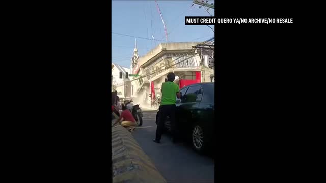 【#動画】フィリピンでＭ８・２と推定される地震、南部では建物崩壊…気象庁は太平洋沿岸などに津波注意報
  
#ニュース動