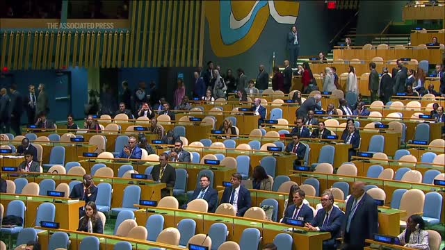 ２年連続　イスラエル首相の演説前に各国外交団が抗議の一斉退席…国連総会で孤立がより鮮明に